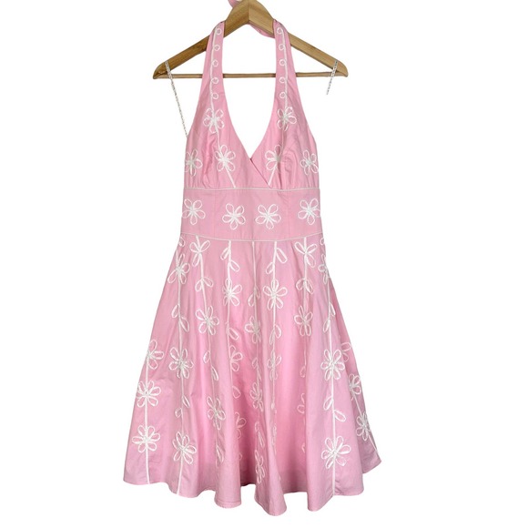 Lilly Pulitzer NWT Willa Garden Dress Embroidery Shell Pink Size 2 - Picture 2 of 14